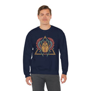 Vintage-Inspired Beetle Graphic Crewneck Sweatshirt | Unisex Heavy Blend