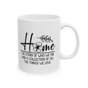 Cozy Home Ceramic Mug - Perfect Gift for Housewarmings & Everyday Use