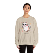Cute Cat Graphic Unisex Crewneck Sweatshirt - DEVOTREE