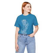 Eco-Friendly Nature Art Unisex Jersey Tee - Botanical Design