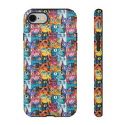Playful Cat iPhone Case - Tough & Colorful Design