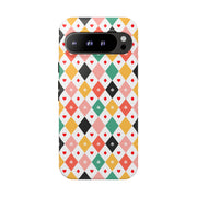 Colorful Diamond Pattern Google Pixel Phone Case - Tough Cases