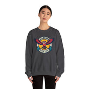 Owl Wisdom Unisex Crewneck Sweatshirt - Never Sleeps Design