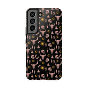 Gothic Skull Tough Phone Case - Durable Design for Alternative Style Lovers