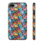 Playful Cat iPhone Case - Tough & Colorful Design