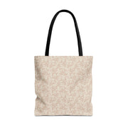 Elegant Floral Pattern Tote Bag - Eco-Friendly Shopping Bag for All Occasions