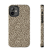 Leopard Print Tough Phone Case - Stylish & Durable Protection