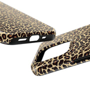 Leopard Print Tough Phone Case - Stylish & Durable Protection for Your Device
