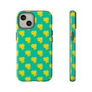 Vibrant Floral Tough Case for iPhone - Stylish Protective Cover