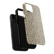 Leopard Print Tough Phone Case - Stylish & Durable Protection