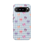 Bow-Patterned Google Pixel Phone Case - Stylish Protection for Your Device