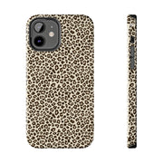 Leopard Print Tough Phone Case - Stylish & Durable Protection