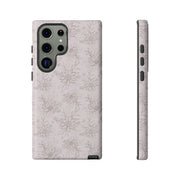Floral Tough Samsung Galaxy Phone Case - Durable Design for Nature Lovers