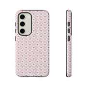 Stylish Samsung Galaxy Phone Case with Pink Ribbon Design