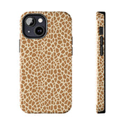 Giraffe Print Tough Phone Case for Animal Lovers