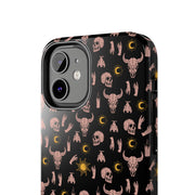 Gothic Skull Tough Phone Case - Durable Design for Alternative Style Lovers