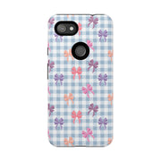 Bow-Patterned Google Pixel Phone Case - Stylish Protection for Your Device