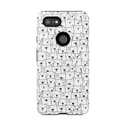 Cute Dog Pattern Google Pixel Phone Case - Tough Cases for Pet Lovers