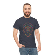 Vibrant Graphic Unisex Heavy Cotton Tee - Unique Artistic Design