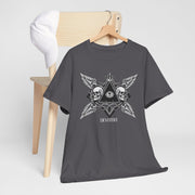 Devotree Skull Wings Unisex Heavy Cotton Tee - Edgy Graphic T-Shirt for Alternative Lifestyle