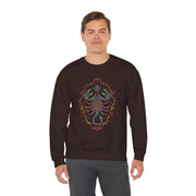 Colorful Skeleton Graphic Crewneck Sweatshirt - Unisex Heavy Blend™