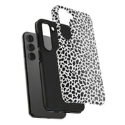 Stylish Leopard Print Tough Phone Case – Durable Protection & Chic Design