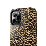 Leopard Print Tough Phone Case - Stylish & Durable Protection for Your Device