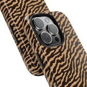 Wild Tiger Print Tough Phone Case – Durable Protection for Adventurers
