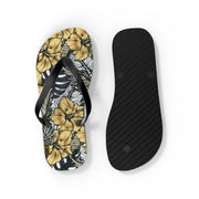 Tropical Floral Flip Flops | Summer Beach Sandals for Vacation