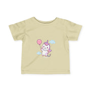 Cute Unicorn Infant Tee with Balloon - Perfect Gift for Birthdays and Celebrations