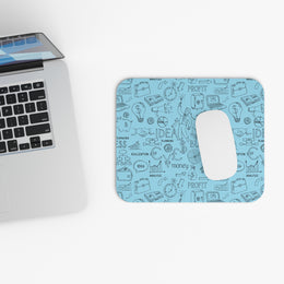 Business-Themed Mouse Pad | Creative Workspace Accessory for Professionals and Entrepreneurs