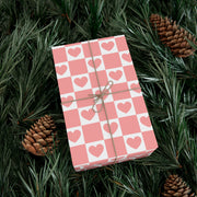Charming Heart Pattern Gift Wrap Papers - Perfect for Valentine’s Day & Special Occasions