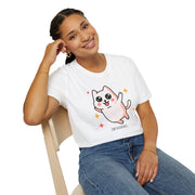 Cute Cat Graphic Unisex Softstyle T-Shirt - Perfect for Pet Lovers