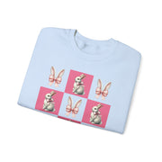 Spring Bunny Crewneck Sweatshirt | Cute Pastel Design for Easter & Everyday Comfort