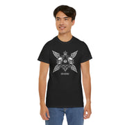 Devotree Skull Wings Unisex Heavy Cotton Tee - Edgy Graphic T-Shirt for Alternative Lifestyle