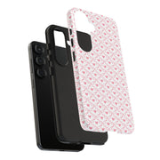 Stylish Samsung Galaxy Phone Case with Pink Ribbon Design