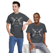 Devotree Skull Wings Unisex Heavy Cotton Tee - Edgy Graphic T-Shirt for Alternative Lifestyle