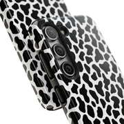 Stylish Cow Print Tough Phone Case - Durable Protection for Animal Lovers