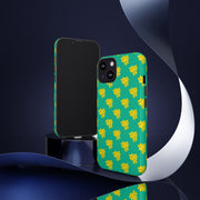Vibrant Floral Tough Case for iPhone - Stylish Protective Cover