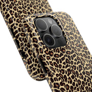 Leopard Print Tough Phone Case - Stylish & Durable Protection for Your Device