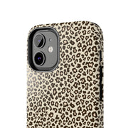 Leopard Print Tough Phone Case - Stylish & Durable Protection