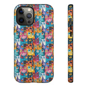 Playful Cat iPhone Case - Tough & Colorful Design