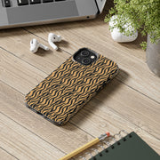 Wild Tiger Print Tough Phone Case - Stylish and Durable