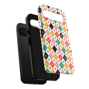 Colorful Diamond Pattern Google Pixel Phone Case - Tough Cases