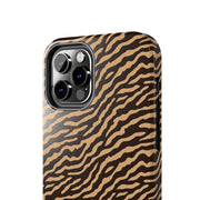 Wild Tiger Print Tough Phone Case – Durable Protection for Adventurers