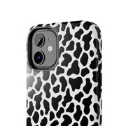Stylish Cow Print Tough Phone Case - Durable Protection for Animal Lovers
