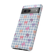 Bow-Patterned Google Pixel Phone Case - Stylish Protection for Your Device