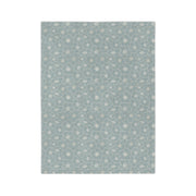 Cozy Floral Velveteen Microfiber Blanket - Soft & Warm for Home Decor