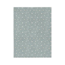 Cozy Floral Velveteen Microfiber Blanket - Soft & Warm for Home Decor