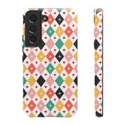 Colorful Hearts Samsung Galaxy Phone Case - Stylish Tough Cases for Everyday Protection